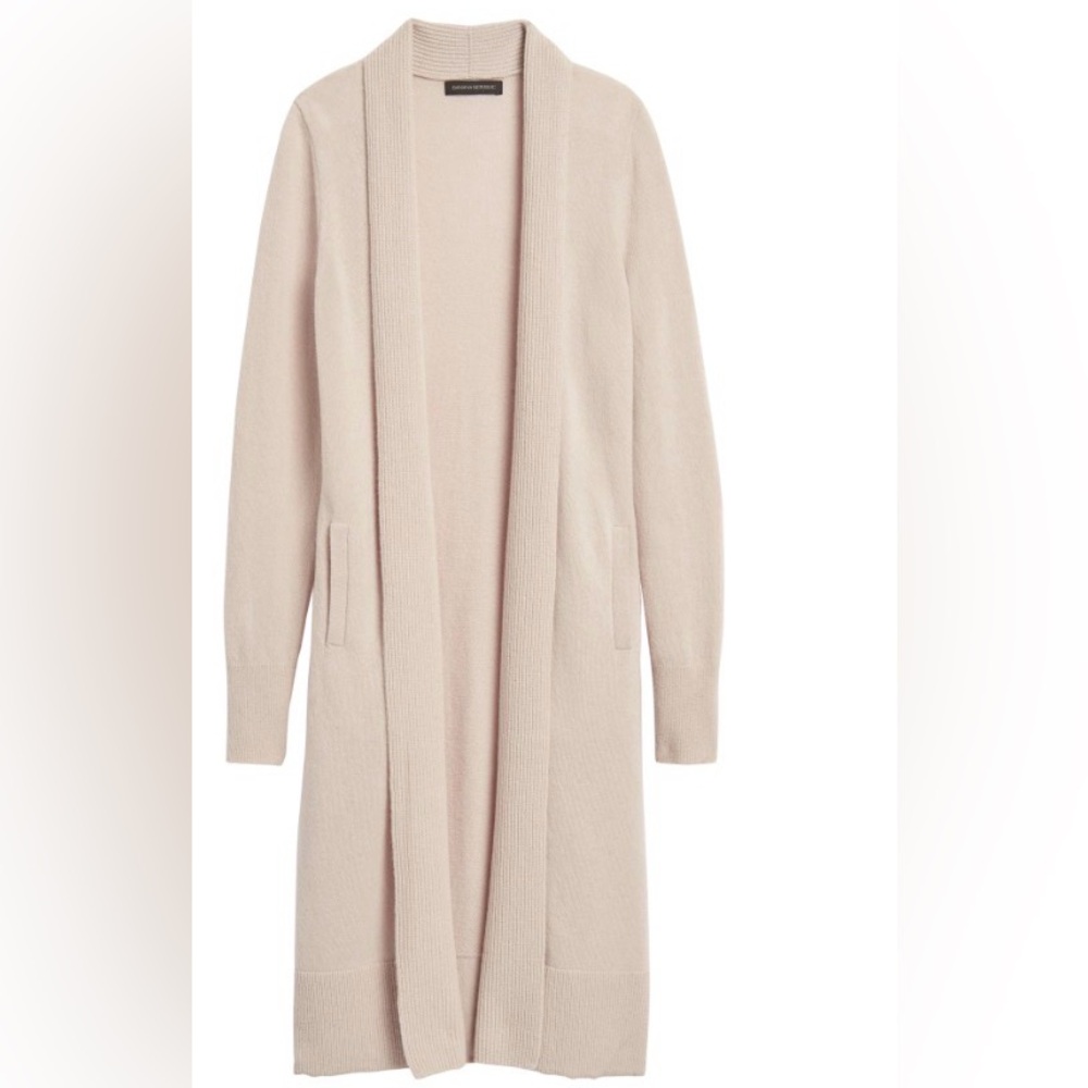Banana Republic Italian Wool-Blend Duster Cardigan - Picture 10 of 10